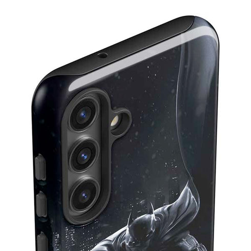 DC Comics Arkham Origins Batman In action pose Galaxy S25 Impact Case